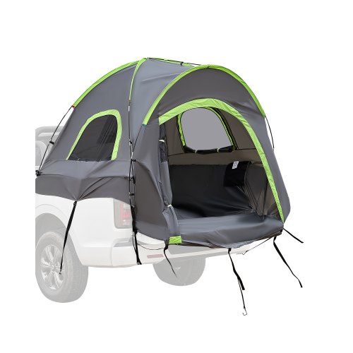 VEVOR Pickup Truck Tent, Fit 6.4-6.7 ft Truck Tents for Camping, Waterproof PU2000 2-3 Person Sleeping Truck Bed Tent with Double Layer Design Windows