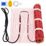 30 Sqft Electric Tile Radiant Warm Floor Heating Mat Kit W/ Thermostat Ul Listed