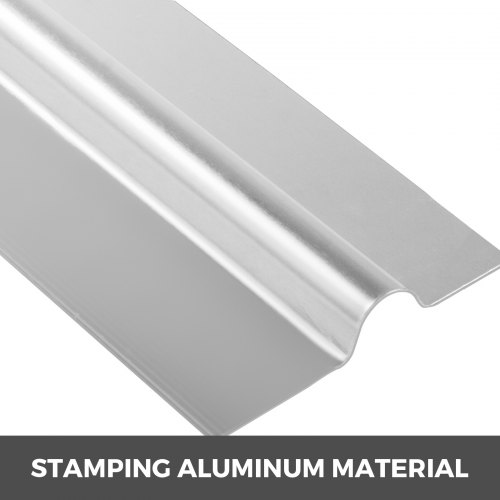 2ft Aluminum Radiant Floor Heat Transfer Plates for 1/2" PEX Tubing 100 