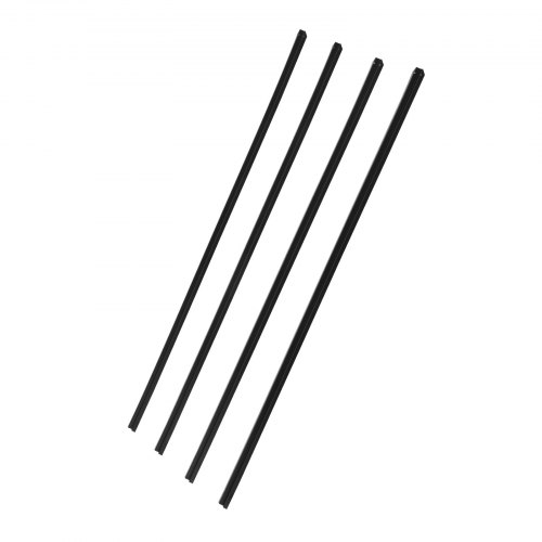VEVOR 6-Foot Black HDPE Bottom Locking Chain Link Fence Privacy Slats detail photo 14