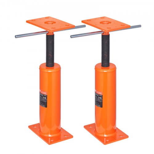 

VEVOR 2PCS Adjustable Floor Jack Post House Floor Leveling Lift 12"-16" Height