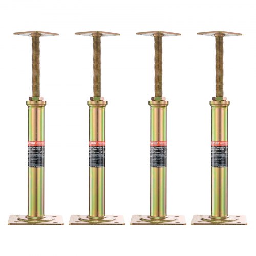 

VEVOR 4PCS Adjustable Floor Jack Post House Floor Leveling Lift 11.6"-16" Height