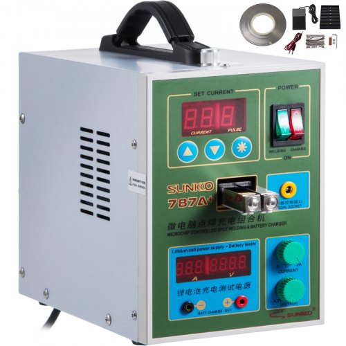 787a+ Battery Spot Welder W/distinct Lcd Panel For 18650 & Battery Pack Charger