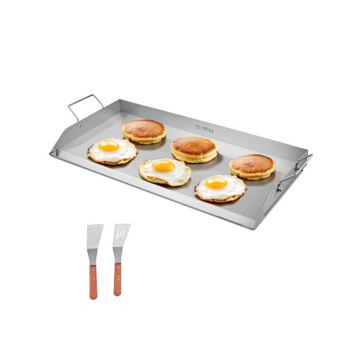 VEVOR VEVOR Stainless Steel Griddle, 32x16 inch Universal Flat Top Rectangular Plate, Gas Grill Griddle for BBQ Grill, Teppanyaki, Portable Family Cookware sold by VEVOR AU