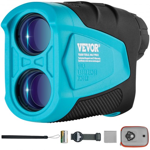 

VEVOR Golf Rangefinder, 1300 Yards Laser Golfing Hunting Range Finder, 6X Magnification Distance Measuring, Golfing Accessory with External Magnet Mount, High-Precision Flag Lock, Slope, and Batteries