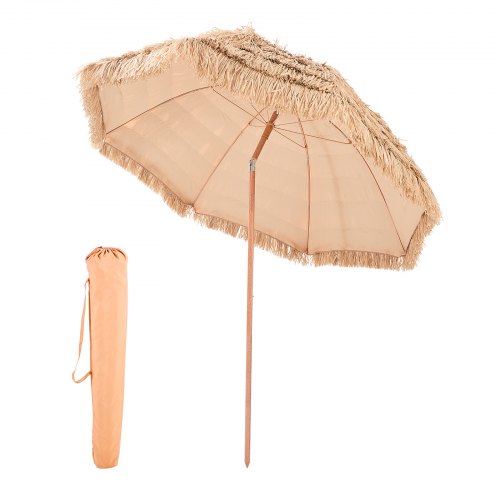 

Tiki Umbrella Thatched Patio Umbrella 8 ft Poolside Patio Beach Umbrella