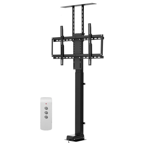 VEVOR motorisierter TV-Hebeständer verstellbare Halterung TV-Hebeständer für 813-1178 mm Fernseher (54 kg belastbar), elektrische TV-Halterung mit Fernbedienung, TV-Ständer mit Max.VESA 60 x 40 cm