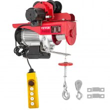 Electric Wire Rope Hoist With Trolley Remote Control Heavy Duty 1000kg 220v