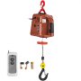 VEVOR Alloy Steel 1100lbs Winch, 1100 LBS Lift, 110 V Overhead, Remote Control Electric Hoist with Wire Rope and Insulated Handle