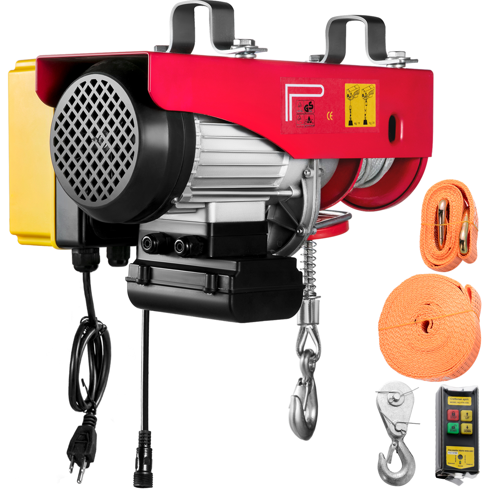 Vevor Electric Hoist 110v Electric Winch 1100lbs With Wireless Remote Control от Vevor Many GEOs