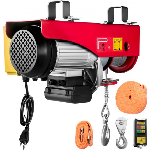 Portable Winch 110V Household Manual/Electric Winch 7.6M With Wireless Control 