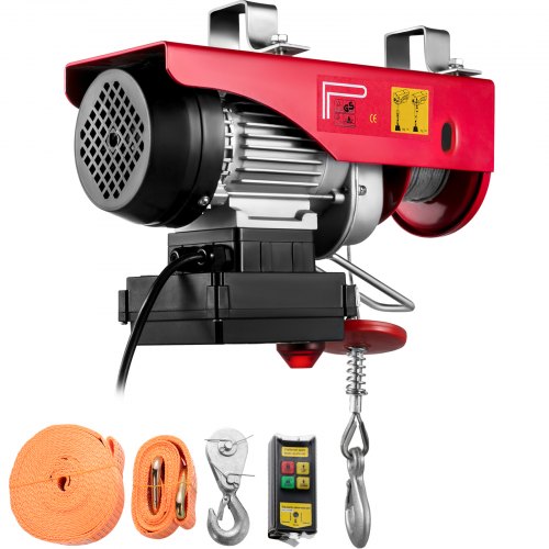 Vevor Electric Hoist 110v Electric Winch 550lbs With Wireless Remote Control
