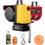 VEVOR 880LBS Electric Winch, Steel Electric Lift, 110V Electric Hoist With Wireless Remote Control