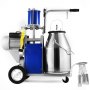 Brand-new Electric Milking Machine For Farm Cows Bucket 304 Stainless Steel Bucket