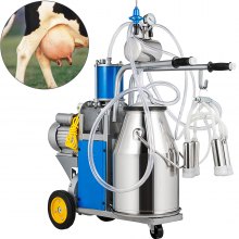 Electric Milking Machine Milker Machine 1440 Rpm 5-8 Cows/h Double Handles