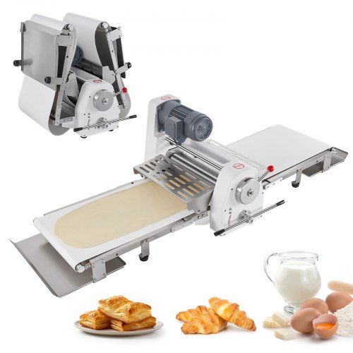 

VEVOR Commercial Electric Dough Sheeter Machine 19.7" Dough Roller Pastry Press