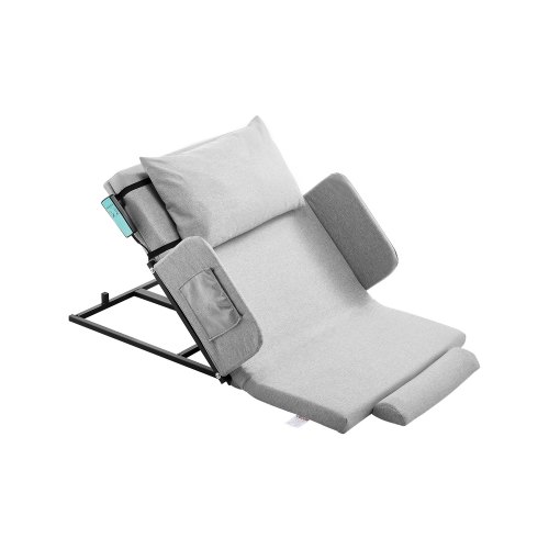 

Electric Lifting Backrest 300 lbs 4-68° Adjustable with Guardrail & Pouch