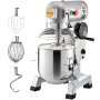 VEVOR Commercial Electric Food Mixer Stand Mixer 20Qt Dough Mixer 3 Speeds 750W