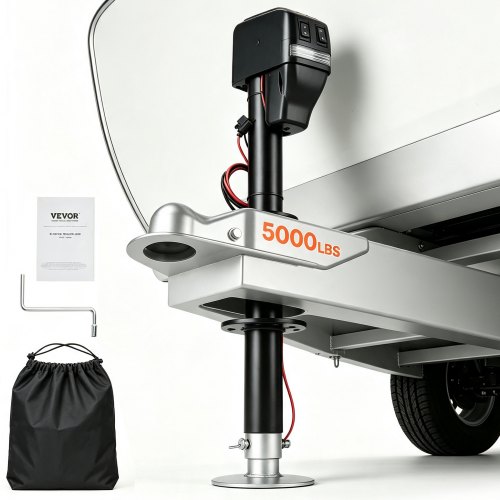 VEVOR Electric Trailer Jack Power Tongue Jack Weight Capacity 4000 lbs 9843385 Electric Tongue Jack with Waterproof Cover for Lifting RV Traile VEVOR Electric Trailer Jack Power Tongue Jack Weight Capacity 4000 lbs 9843385 Electric Tongue Jack with Waterproof Cover for Lifting RV Traile