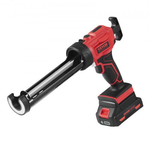 VEVOR Akku-Kartuschenpistole Kartuschenpresse Silikonpistole (20 V, für 300 ml-Kartuschen, bis zu 270 kg, 4-Gang einstellbare Drehzahl, Inkl. Akku und Ladegerät) Kompatibel mit Acrylsäure, Klebstoffe