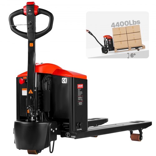 

Electric Pallet Jack 4400 lbs Pallet Jack Truck with 48L x 27W Inch Forks