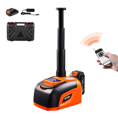 VEVOR Electric Car Jack, 5 Tons /11000 lbs, Adjustable Electric Scissor Jack with High Load Capacity, Tire Change Replacement with LED Light & Remote Control, Portable Jack kit for Sedan, SUV, Truck