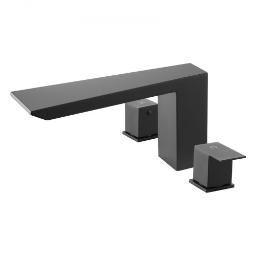 VEVOR Roman Tub Faucet Bath Tubs Faucets Set with 2 Handles Matte Black