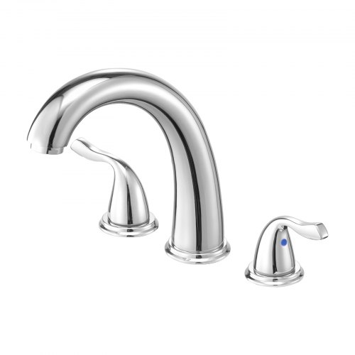 VEVOR Roman Tub Faucet 3 Hole Gooseneck Waterfall Bathtub Faucet for Pet Washing DFPTKBDHS2GSAURPW001V0