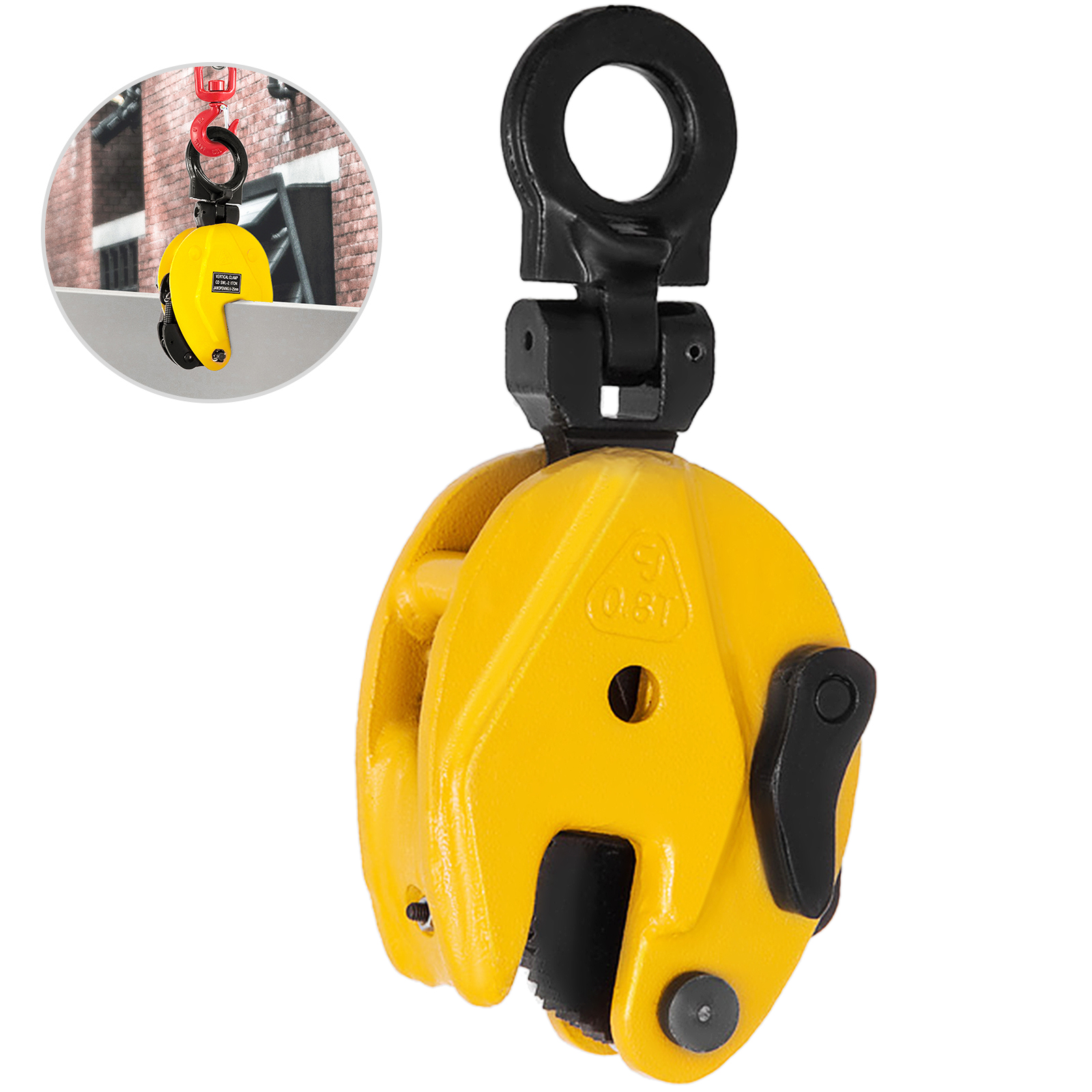 1760lbs Vertical Plate Lifting Clamp Durable 0.8t Heavy Duty от Vevor Many GEOs