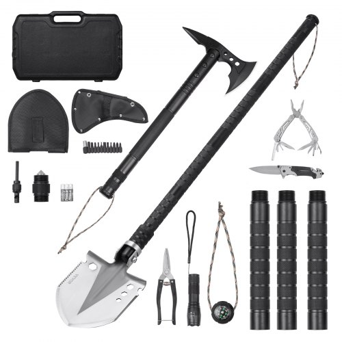 

Survival Shovel Survival Axe 28-in-1 Camping Folding Shovels with Hatchet