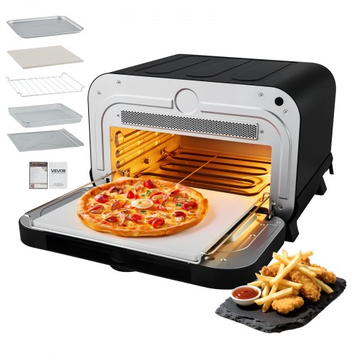 Vevor Pizza Oven, 8 Presets Electric Pizza Ovens Air Fry Co…