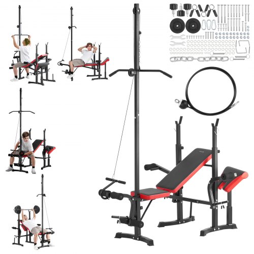 

Weight Bench Sit up Bench for Home Gym Strength Training Workout Adjustable