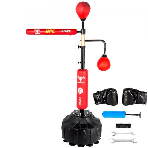 Details about   Adjustable Punching Boxing Ball Freestanding Reflex Bag Speed Training Home GYM 