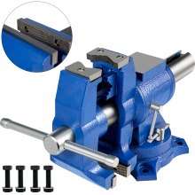 Multipurpose Vise Bench Vise 6-inch Heavy Duty With 360° Swivel Base And Head