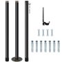 VEVOR String Light Pole String Light Pole Stand for Outdoor 9.6 ft with A Clamp
