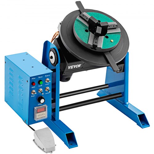 30kg Rotary Welding Positioner Turntable Table Timing 200mm Chuck + Torch Holder