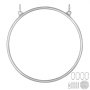 36" Lyra Hoop Aerial Equipment Sets 2.9FT Double Point Yoga Ring Dancing Circus