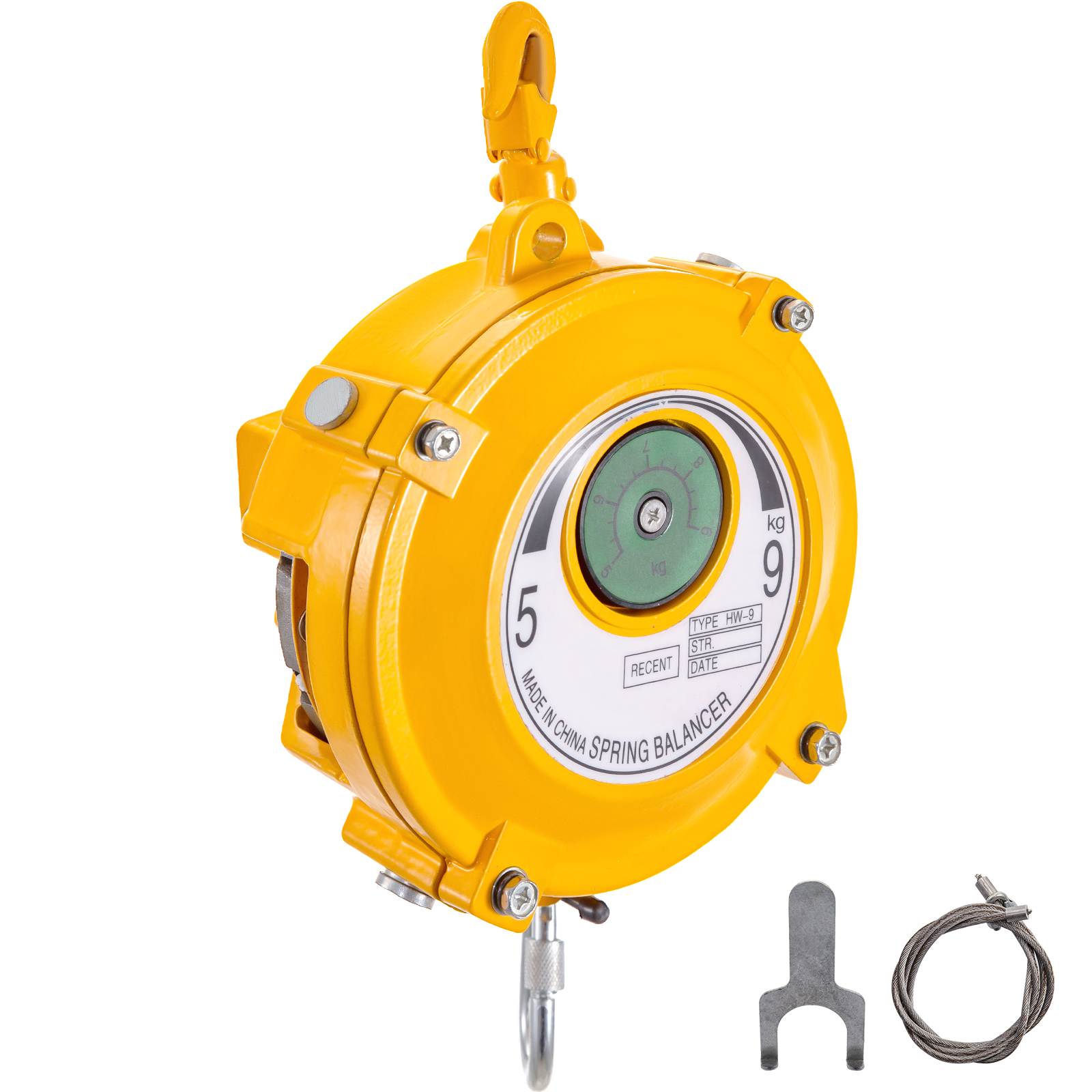 Spring Balancer Retractable Tool Holder 11-19lbs(5-9kg) Hanging Equipment Yellow от Vevor Many GEOs
