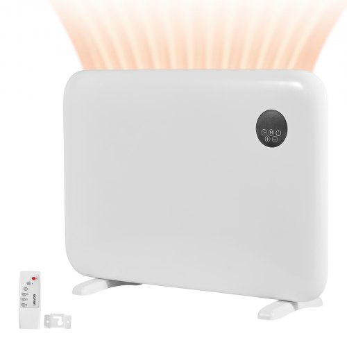 VEVOR Convection Panel Heater 1500W Electric Panel Space Heater Remote and Touch