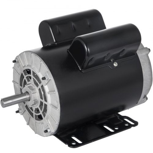 VEVOR Electric Motor 3 HP Single Phase Motor 3450 RPM 60Hz AC Motor 56 Frame SPL Air Compressor Motor AC 115/230V Rot-CCW Suit for Agricultural Machinery and General Equipment