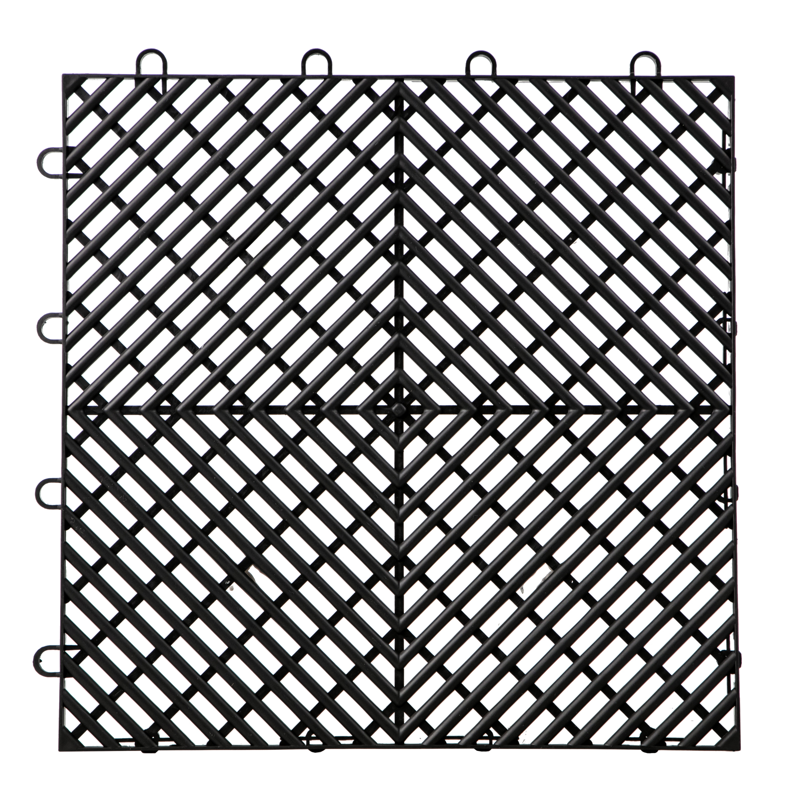 Nitro Tiles Interlocking Garage Floor Tiles 12x12x0.5inch 55pcs Deck Tile Black от Vevor Many GEOs