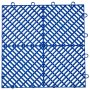 VEVOR Interlocking Floor Tiles 30.5x30.5x1.3 cm Garage Deck Tiles 55PCS Blue
