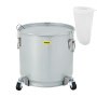VEVOR Fryer Grease Bucket Oil Disposal Caddy with Caster Base Filter Bag 8 Gal