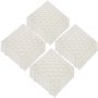 VEVOR Drainage Tiles Interlocking 25 Pack White, Outdoor Modular Interlocking Deck Tile 11.8x11.8x0.5 Inches, Dry Deck Tiles for Pool Shower Sauna Bathroom Deck Patio Garage