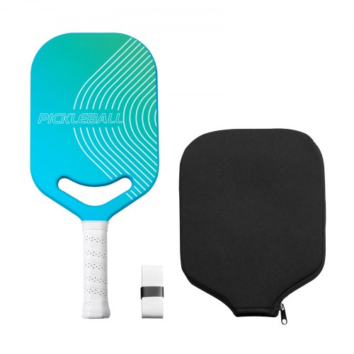

Pro Carbon Fiber Pickleball Paddle with Aero Throat Honeycomb Core Racket