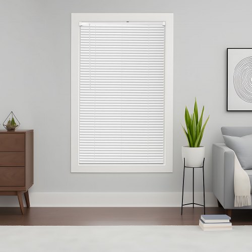 

Mini Blinds 35" W x 48" H 1" Slat Cordless Horizontal Light Filtering Mini Blind
