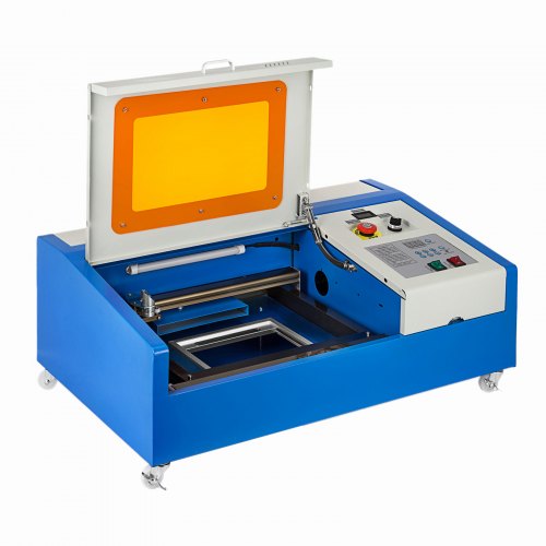 Upgraded 40W USB CO2 Laser Engraver Engraving Cutting Machine Cutter 300x200mm LCD Display Rotate Wheels
