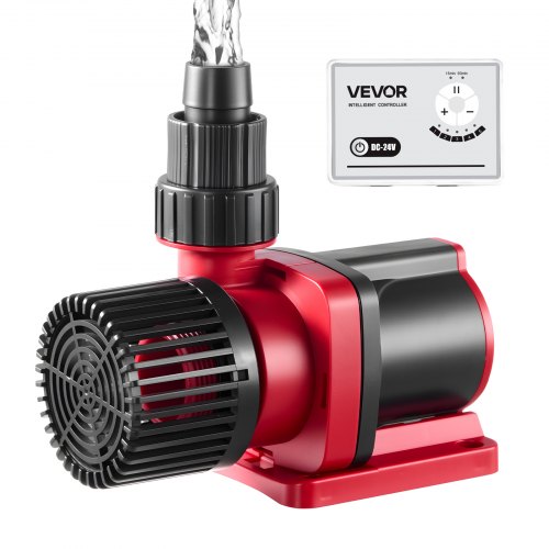 

VEVOR Aquarium 24V DC Water Return Pump with Controller 60W 1750GPH Wave Maker