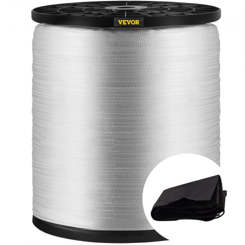 

VEVOR 6000Lbs Polyester Pull Tape, 1053' x 1\" Flat Tape for Wire & Cable Conduit Work Variable Functions, Flat Rope for Pulling/Loading/Packing in Any Weather CONDITON