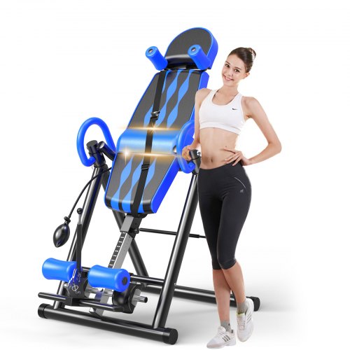 Foldable Premium Gravity Inversion Table Back Therapy Fitness Reflexology